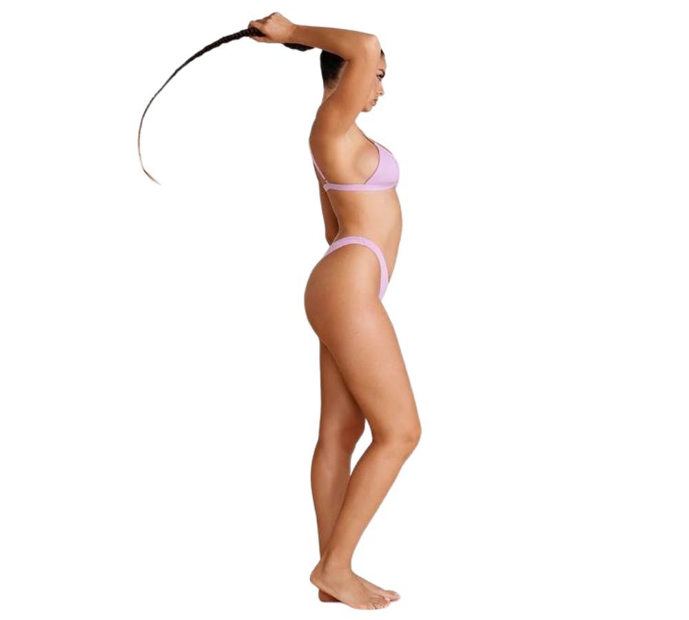 VALENTINA HIGH LEG BOTTOM IN LILAC, , alternate image number 3