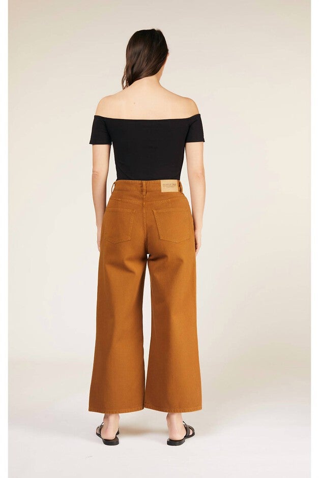 Ariel Twill Trousers in Hazelnut, , alternate image number null