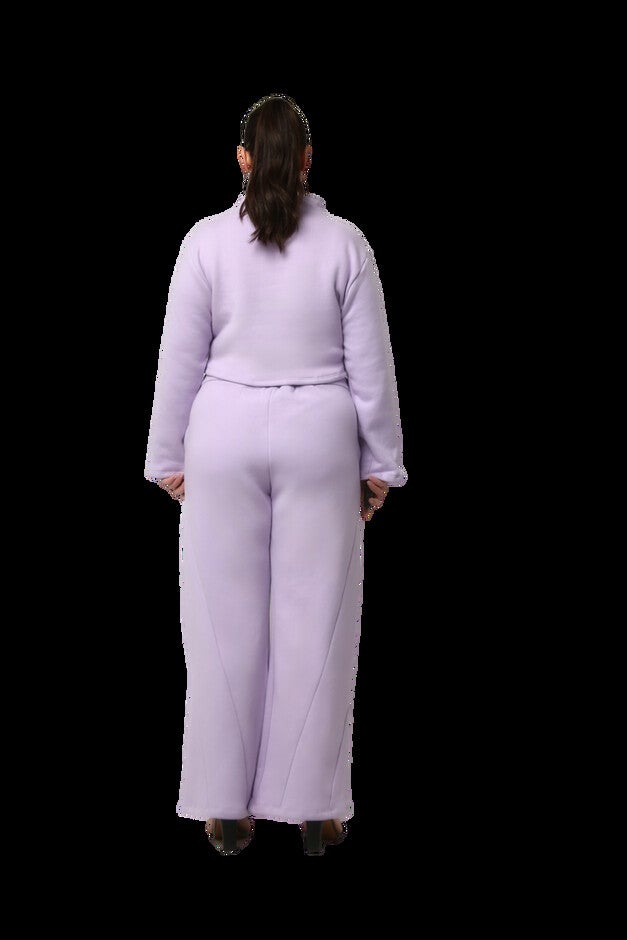 Crop Sweatshirt, Lavender / Lilac, alternate image number 3