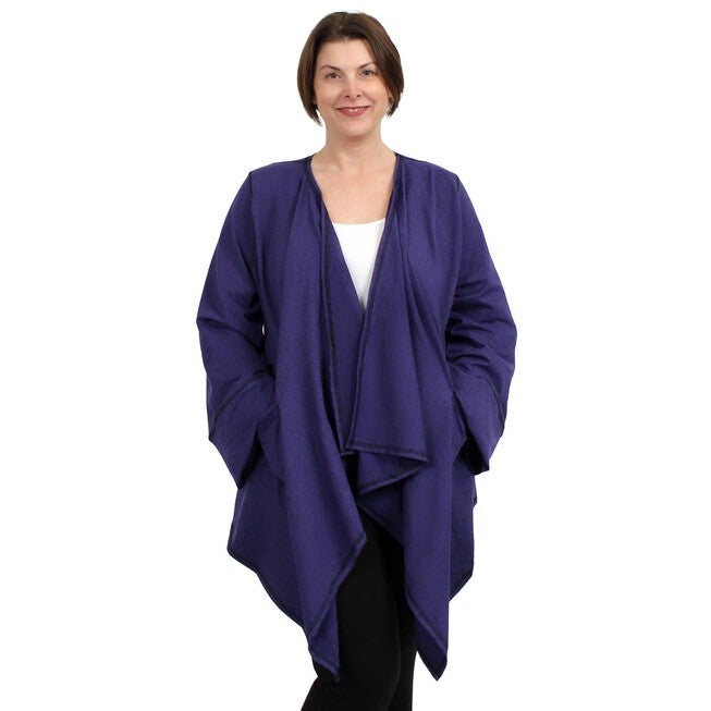 Maryann Cardigan, Violet / Azure Blue, hi-res image number 0