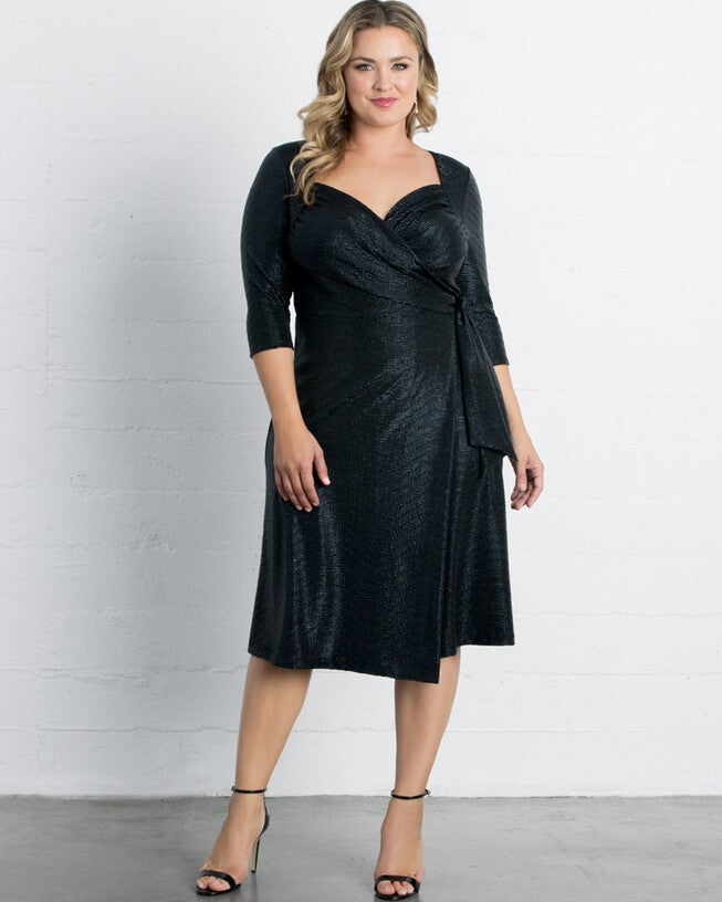 Socialite Sweetheart Wrap Dress, , alternate image number 4