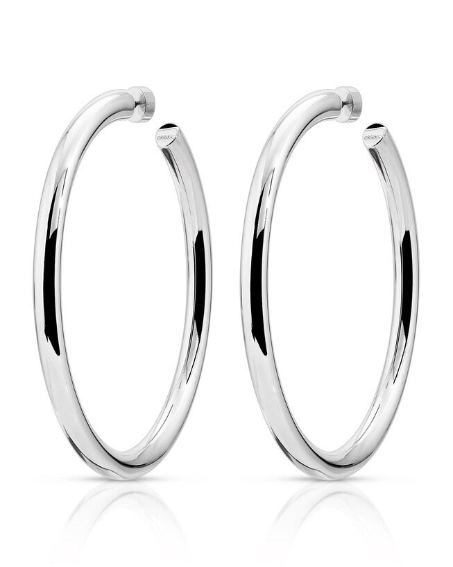 2.5 inches Kelly Hoops Silver, Silver / Silver, hi-res image number 0