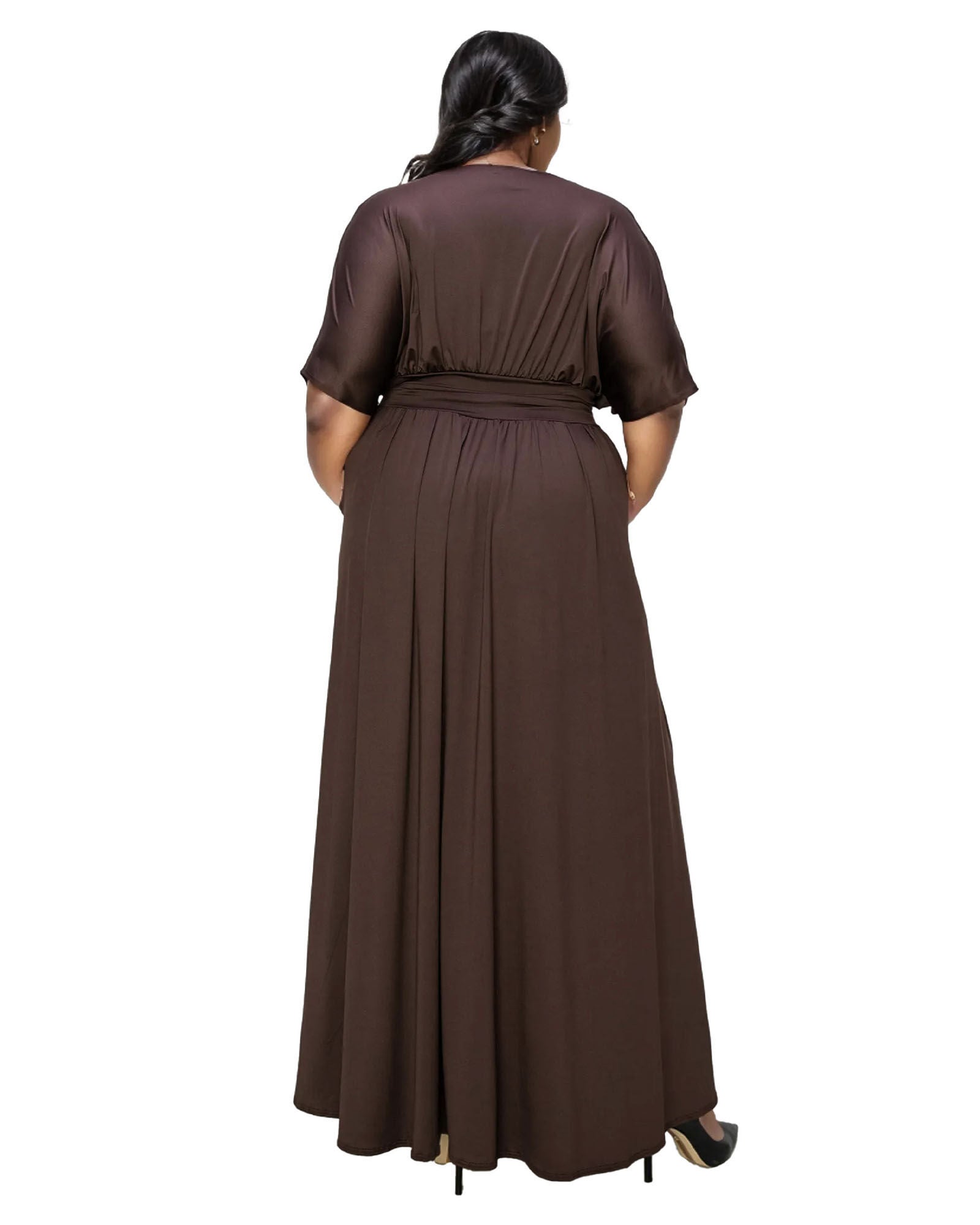 Raffi Pocket Empire Waist Maxi Dress, , alternate image number 5