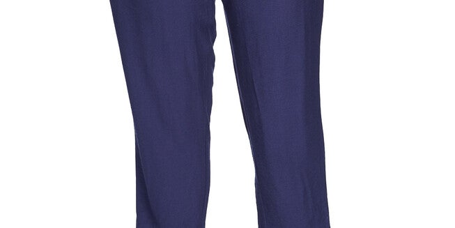1.STATE Women's Trendy Flat-Front Drawstring Ankle Pants Blue 3X, , alternate image number 5