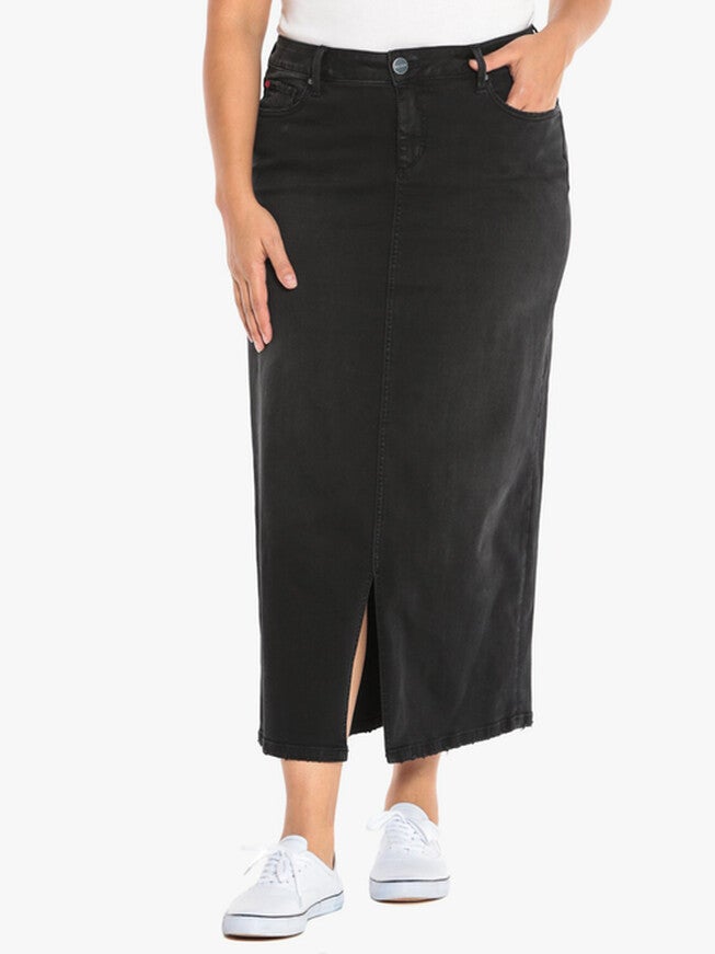 Kennedy Long Skirt, BLACK / Black, hi-res image number null