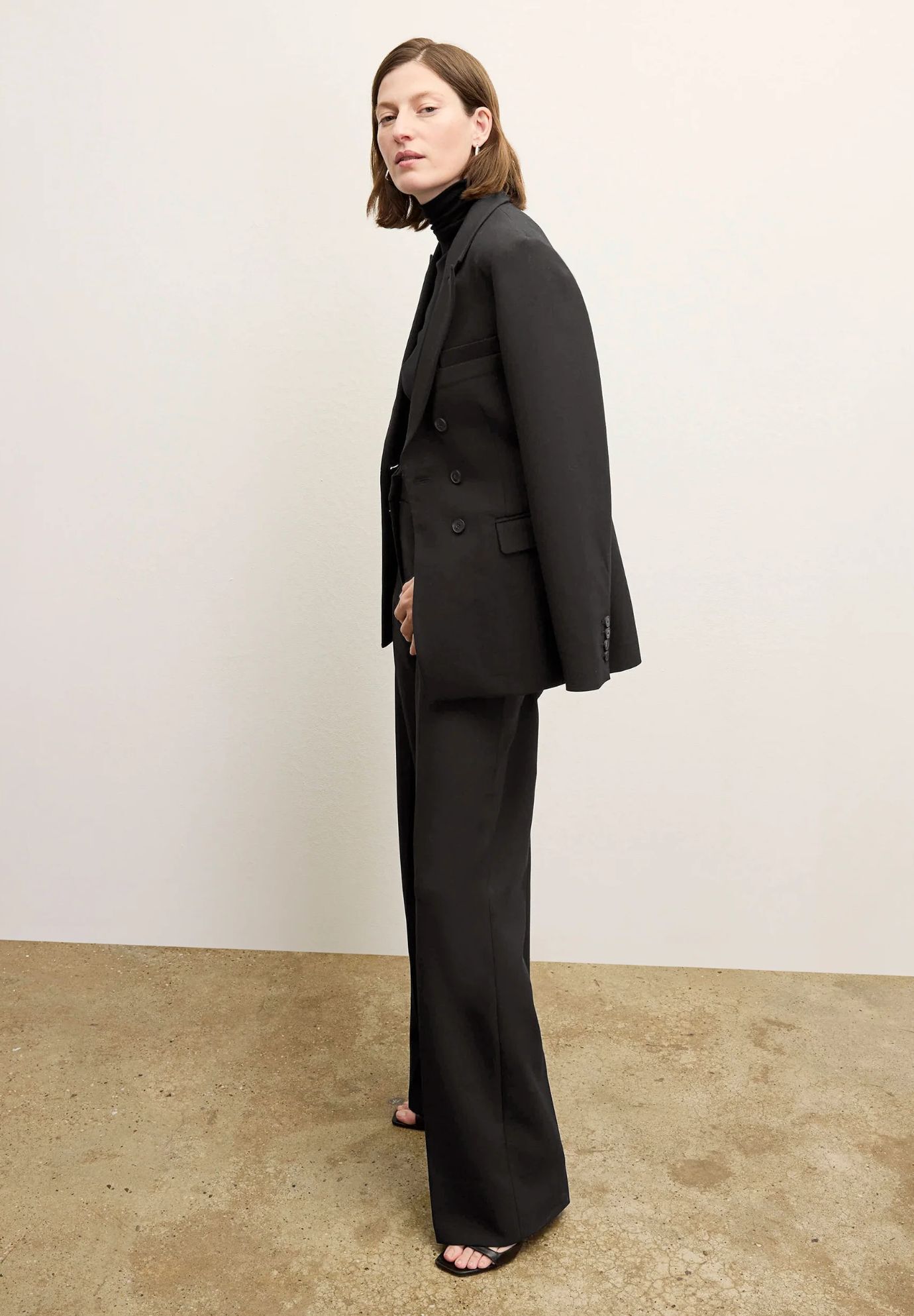 Kati Jacket - Flex Suiting, Black / Black, alternate image number 2