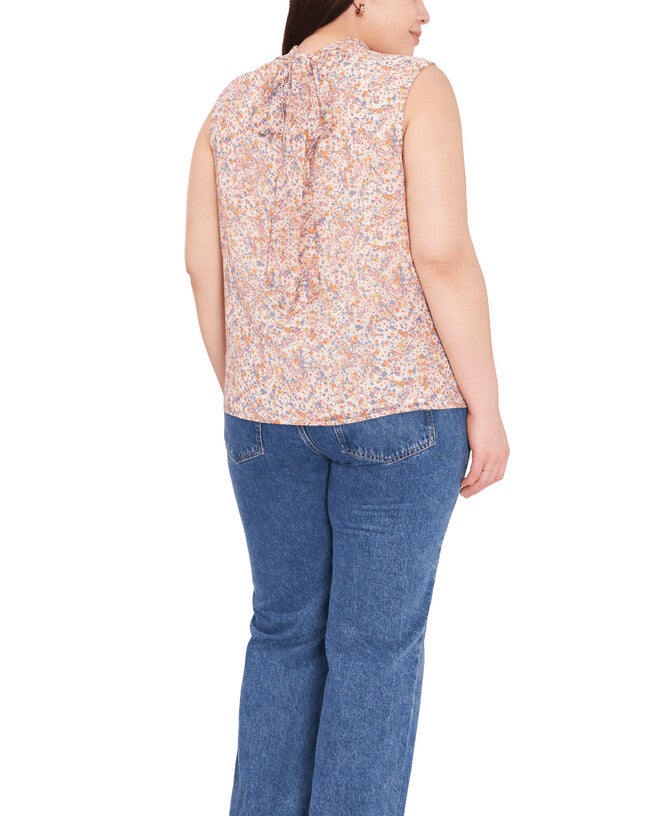 Ameilia Mockneck Top, SWEET BLOOMS / Mauve, alternate image number 1