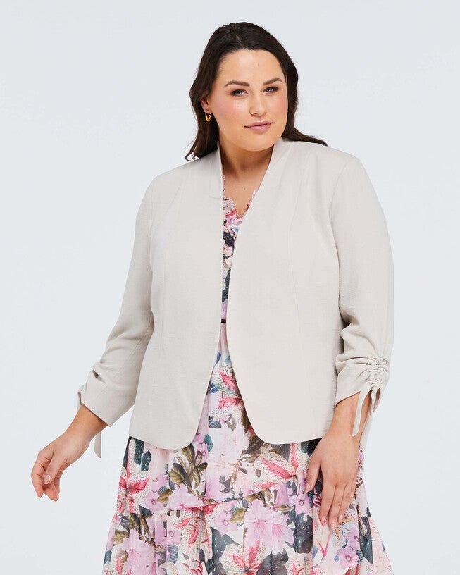 Thea Bow Sleeve Jacket, , alternate image number 6