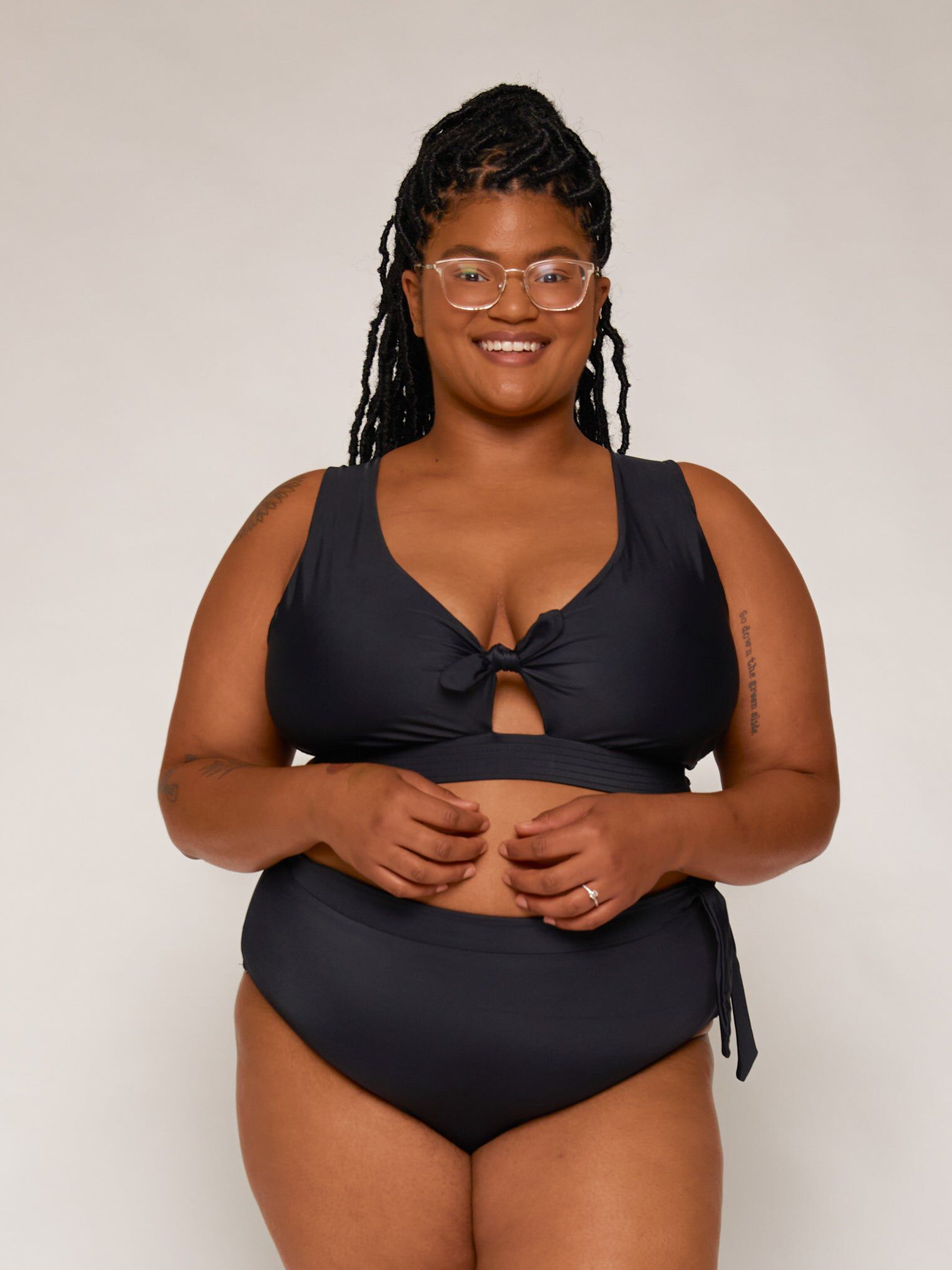 DON’T CROSS ME TIE STYLE BIKINI main image 1