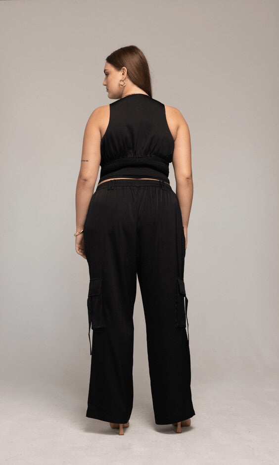 Briana Corset Top, Black / Black, alternate image number 4
