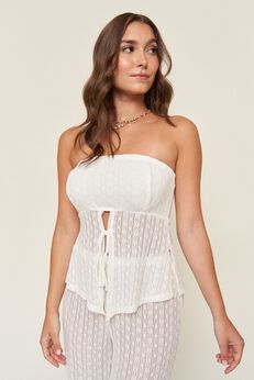Elaine Lace Bandeau Top