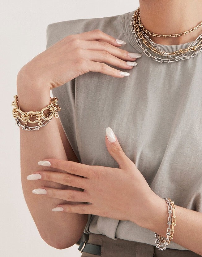 Margaux Bracelet 9 inches Silver, Silver / Silver, alternate image number null