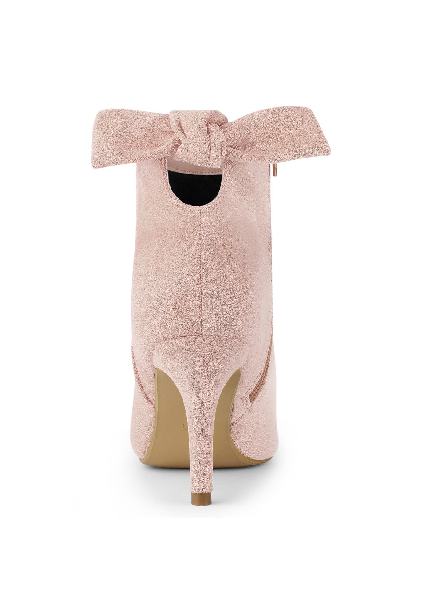 POINTED TOE STILETTO HEEL ANKLE BOOTS, DustPink / Pink, alternate image number 2