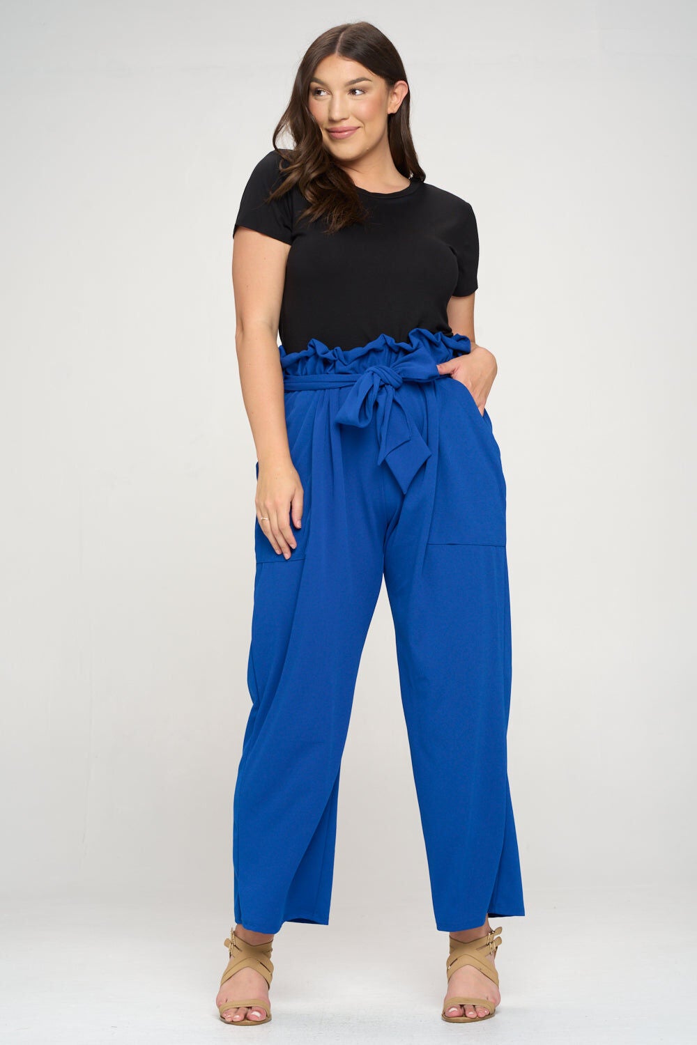 KATHLEEN PAPERBAG PANTS, , alternate image number 3