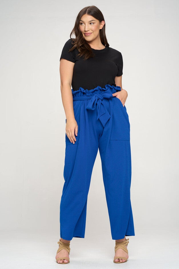KATHLEEN PAPERBAG PANTS, , alternate image number 5