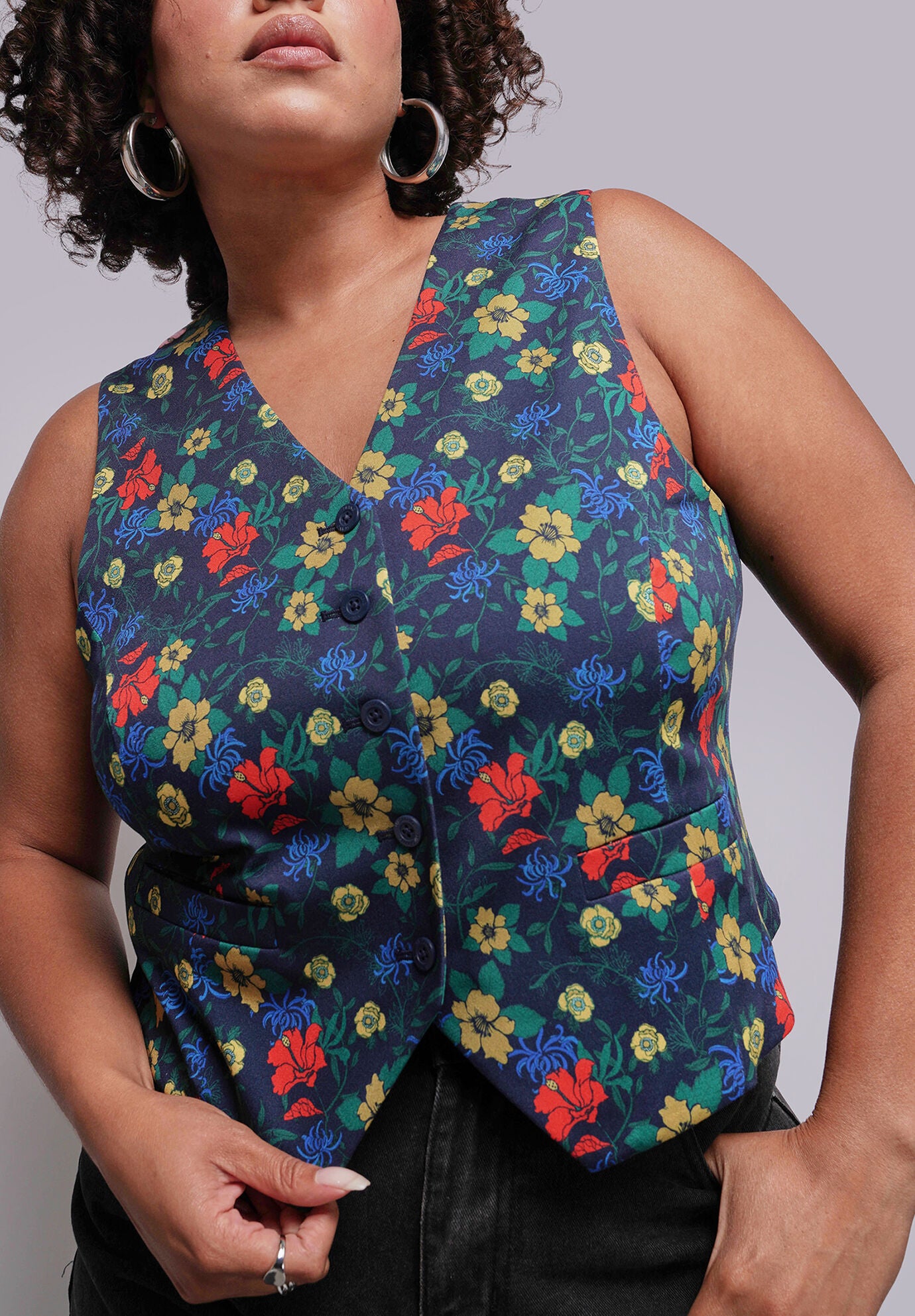 The Empower Vest, WILDFLOWER CHILI / Red, hi-res image number 0