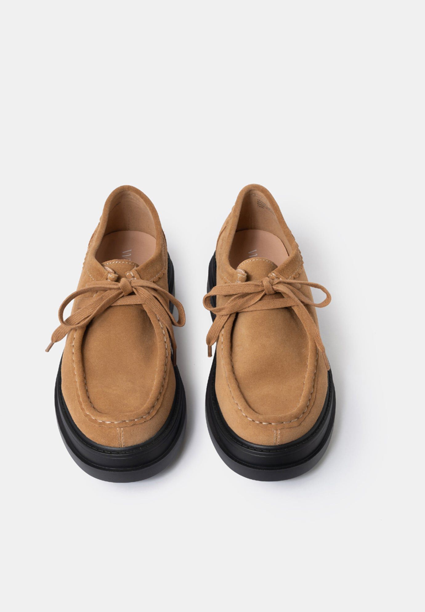 Marnie Lace-Up Moccasins, Toast / Tan, alternate image number 3