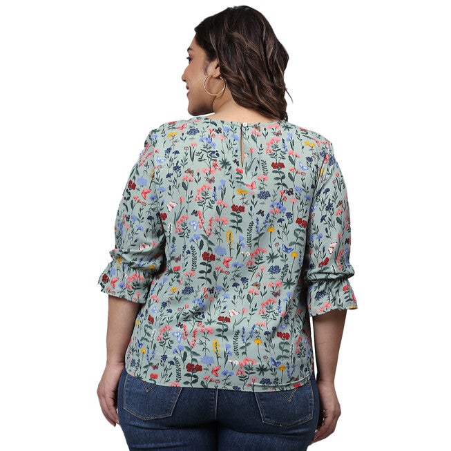 Floral Stylish Casual Top, , alternate image number 7