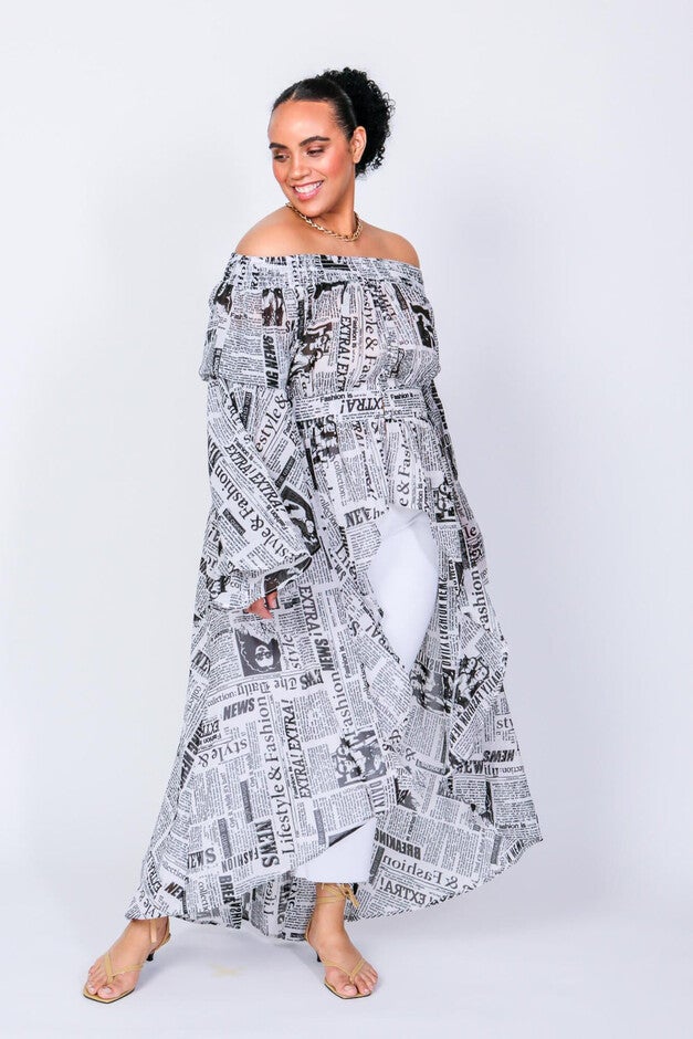 The Times Off The Shoulder Duster, , alternate image number 4