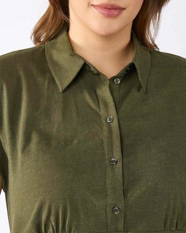 Desert Whisperer Dress, Olive / Olive Green, alternate image number 3