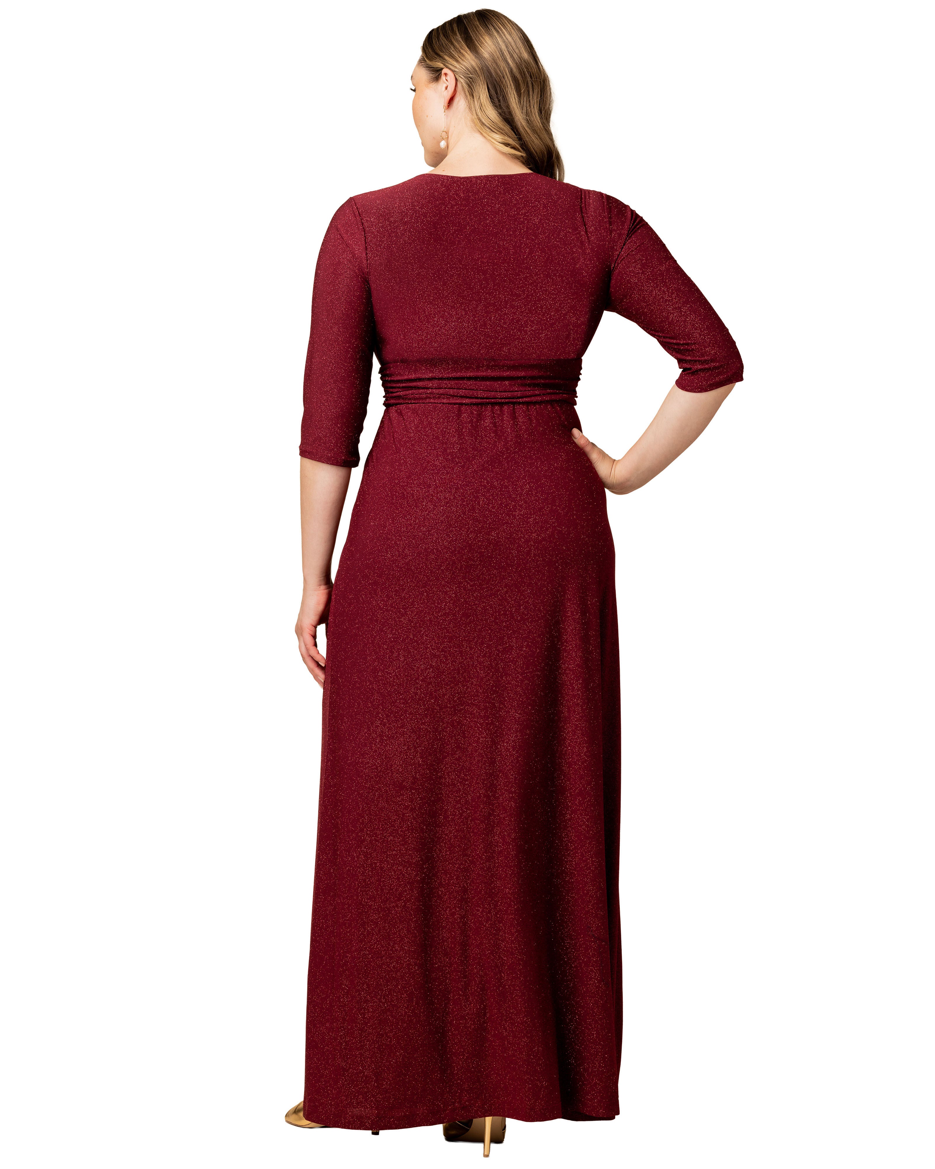 Romanced by Moonlight Gown, GARNET / Burgundy, alternate image number 1