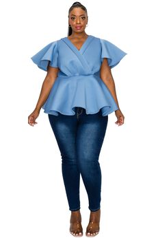 Siobhan Peplum Top