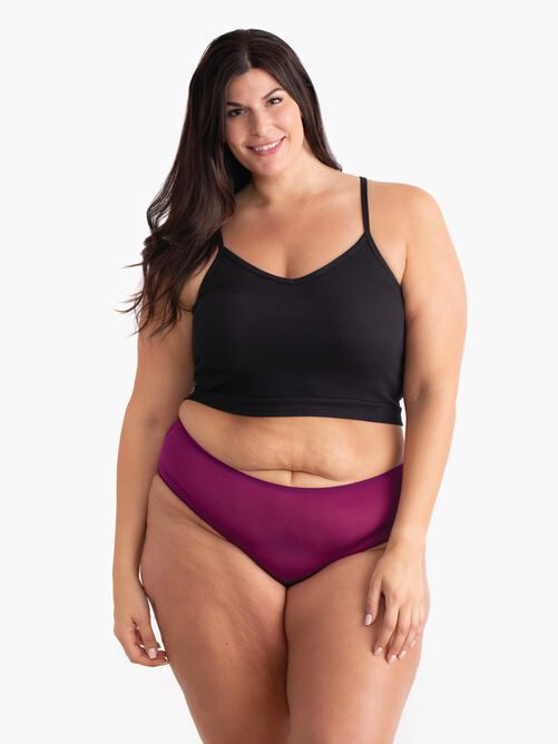 No Brainer High Rise Panties, Plum Caspia / Purple, hi-res image number 0