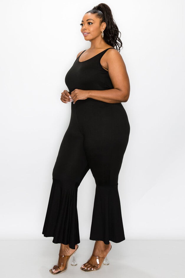 JOSIE FLARED LEG JUMPSUIT, , alternate image number 6