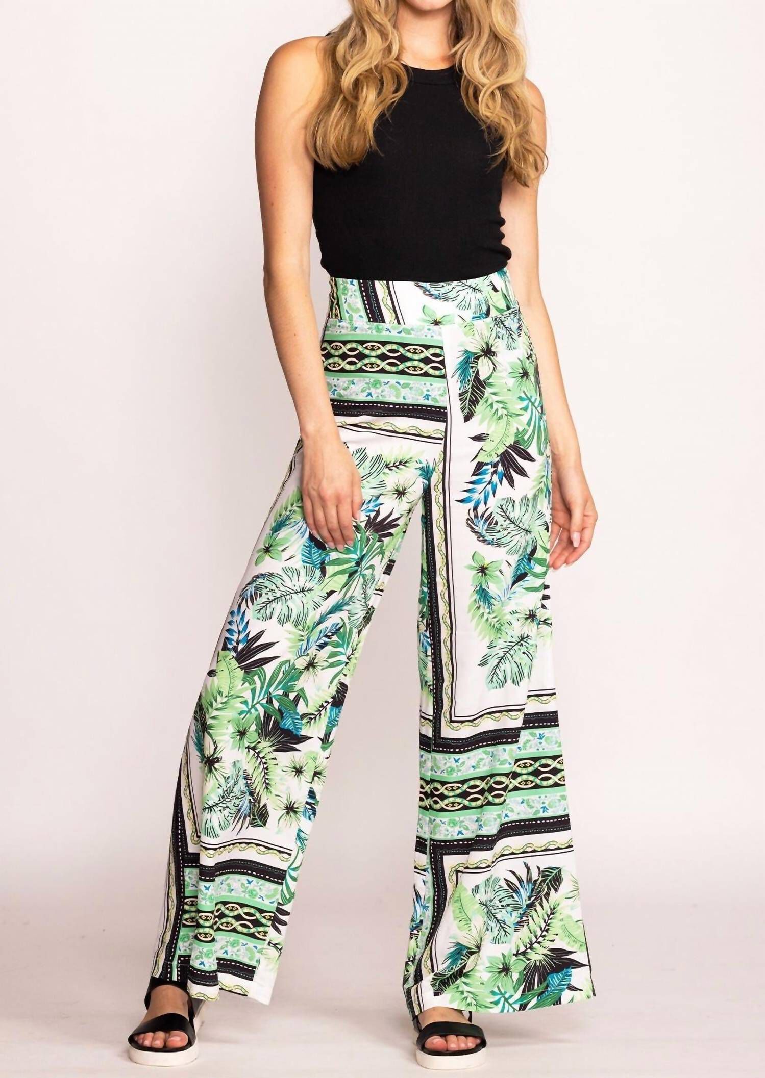 THE LAYLA PANTS IN WHITE, White / White, hi-res image number 0