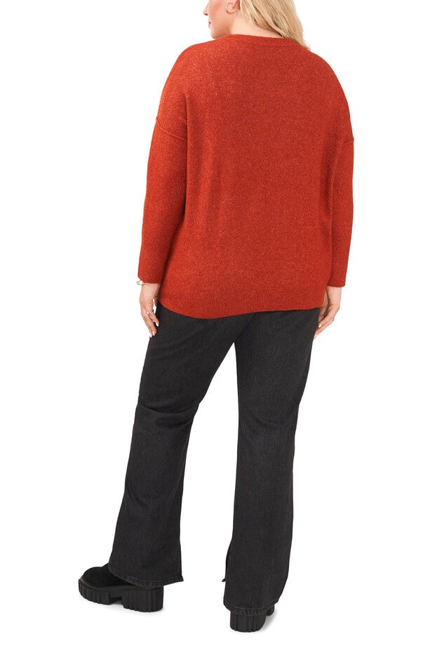 Carrie Cozy Sweater, Rust 242 / amber, alternate image number 2