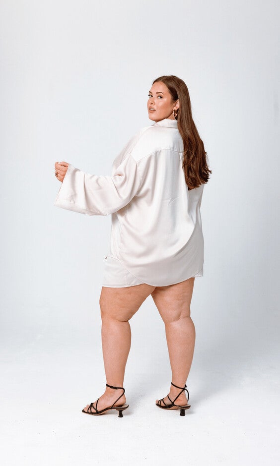 Penelope Top, Ivory / Ivory, alternate image number 2