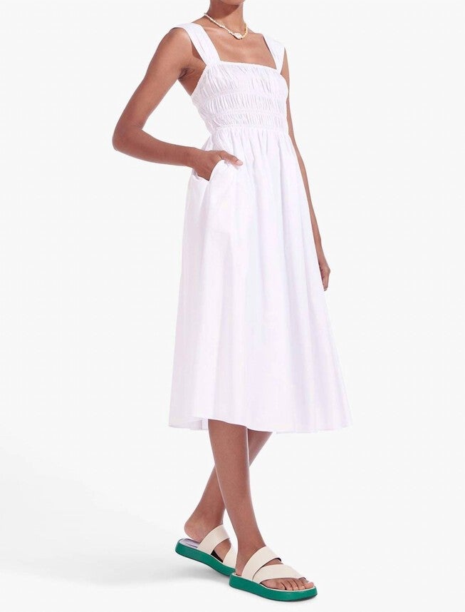 IDA DRESS IN WHITE, , alternate image number null