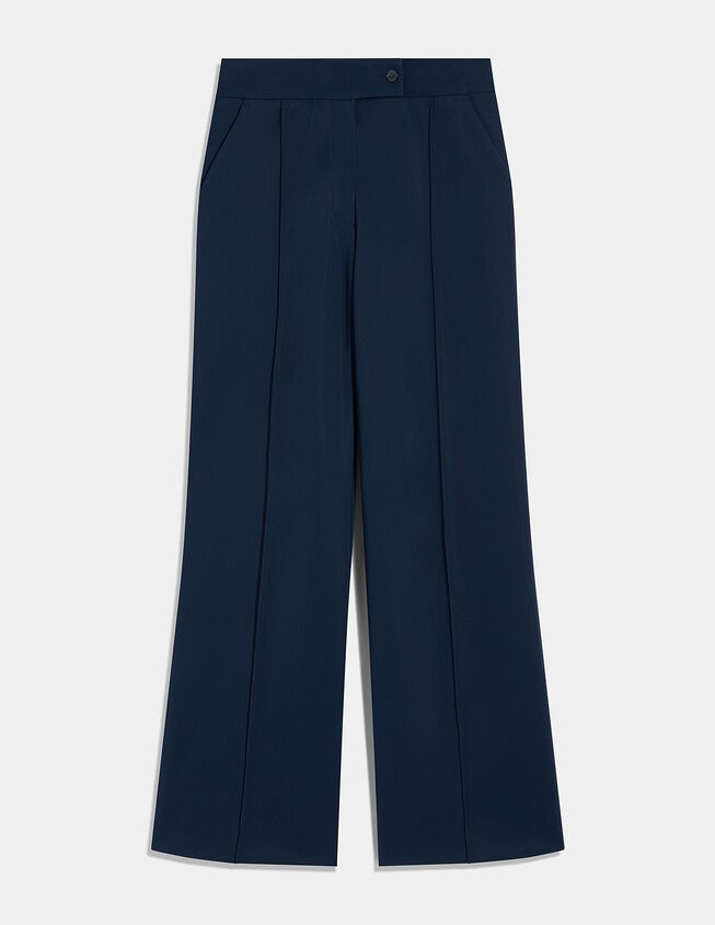 Wide Leg Pintuck Pant, Navy / Navy, hi-res image number null