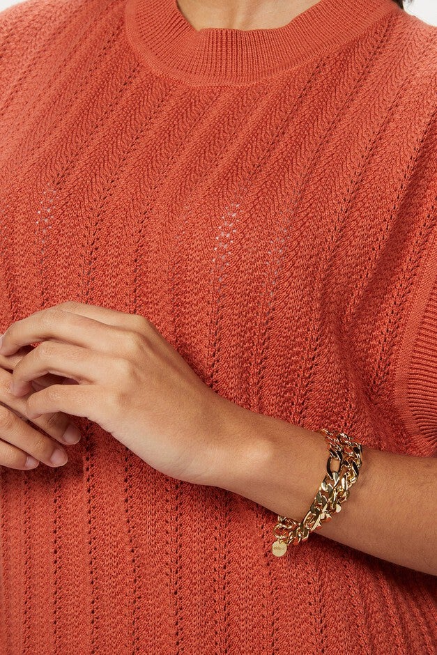 Taraji Bracelet 9 inches Gold, , alternate image number null