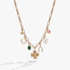 Lucky Four Leaf Clover Charm Necklace