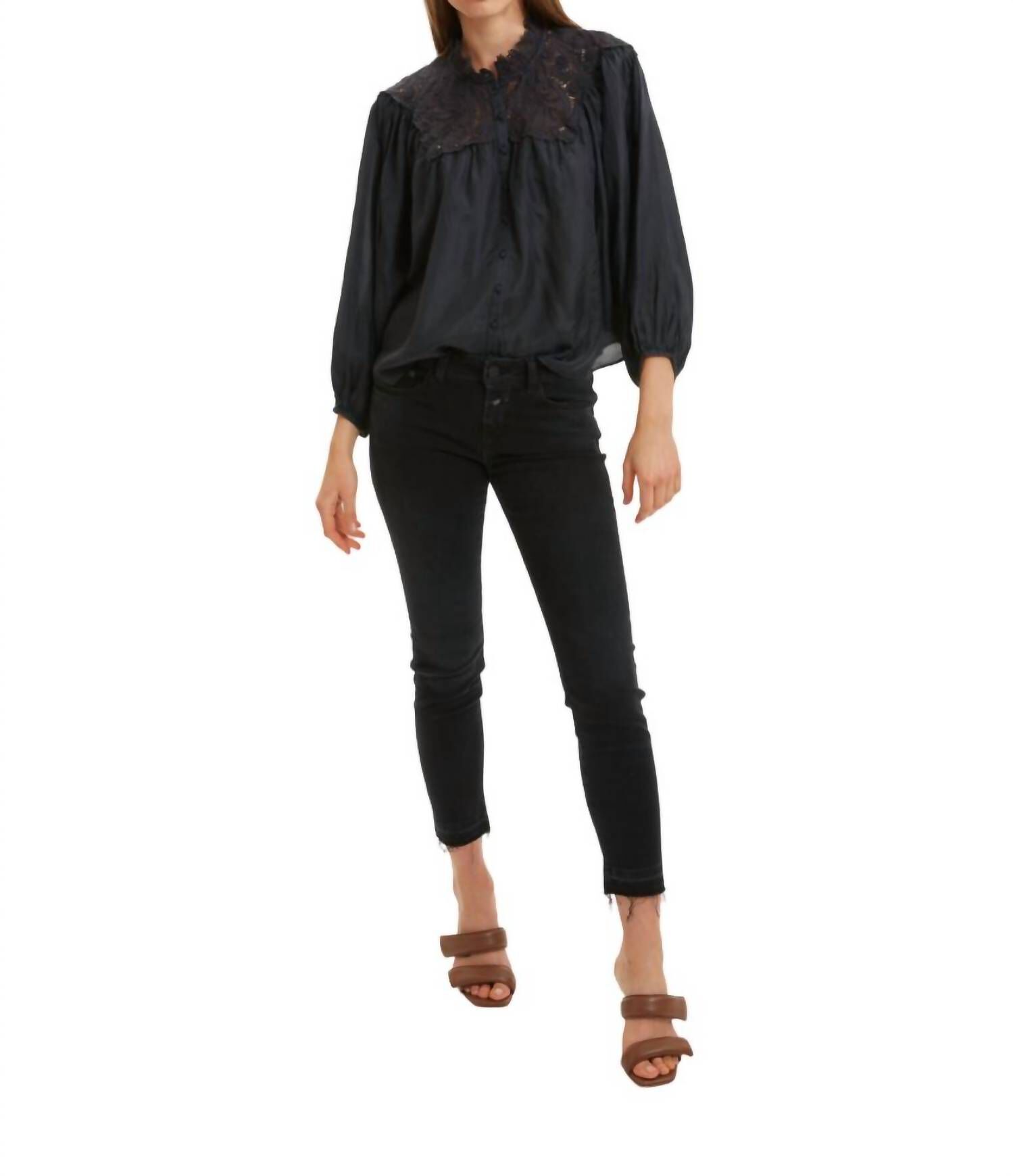 MAIDEN TOP, Black / Black, alternate image number 1