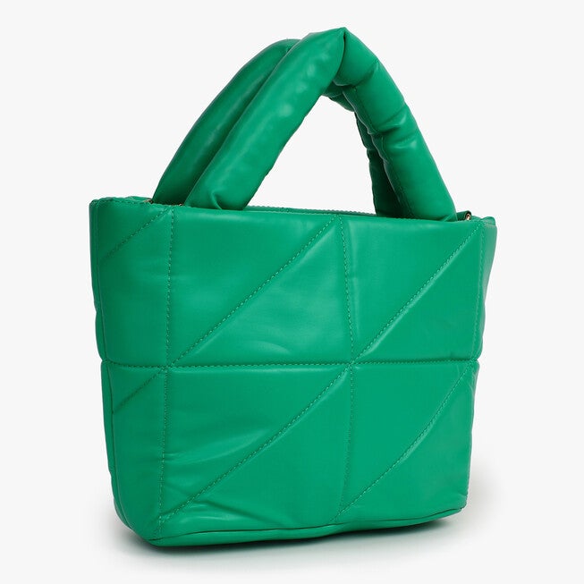 Haute Sauce Women's Puffer Handbag, Forest Green / Forest Green, alternate image number null