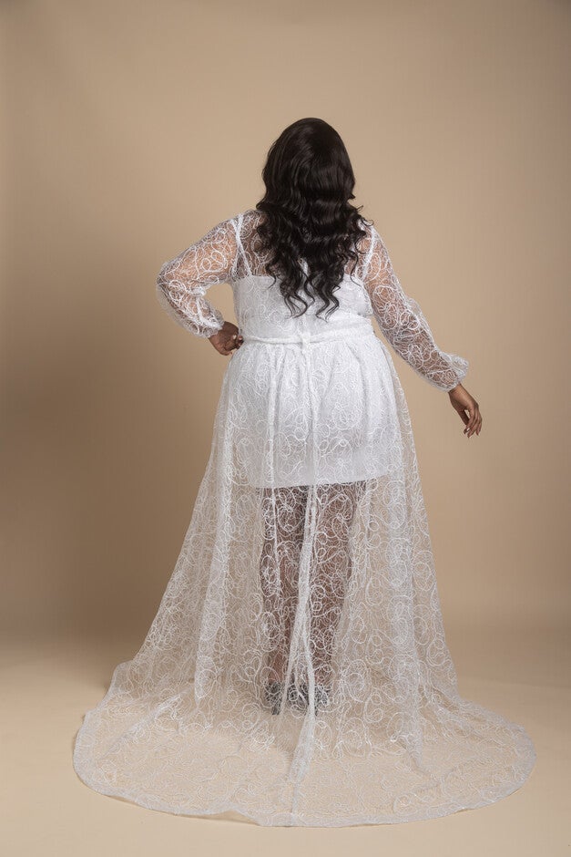 Supernova Dress Tall, White / White, alternate image number null