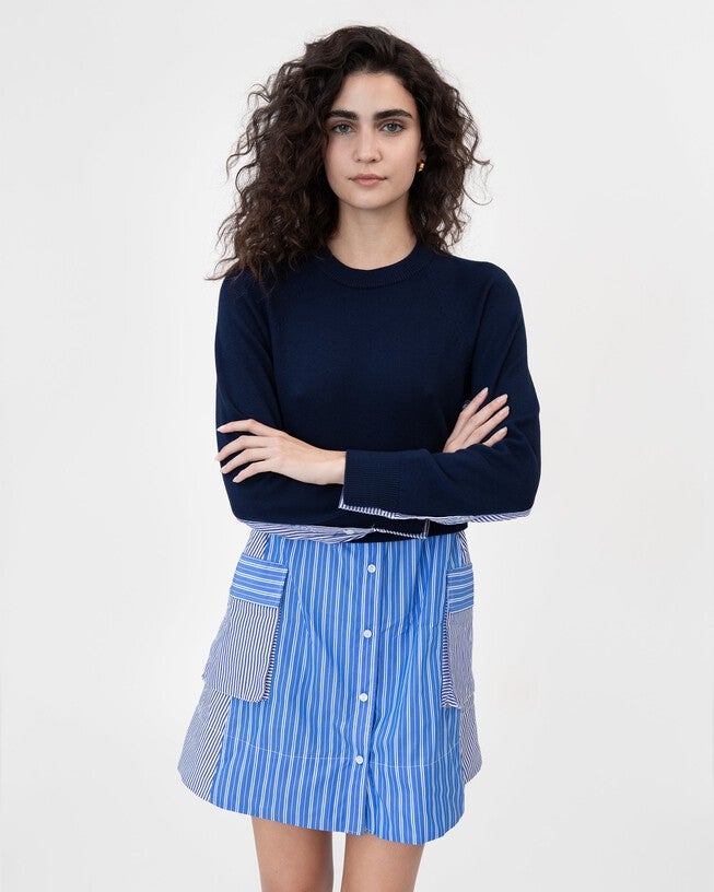 Lorraine Dress, Maritime BlueCerulean Blue Multi / Royal Blue, alternate image number 4