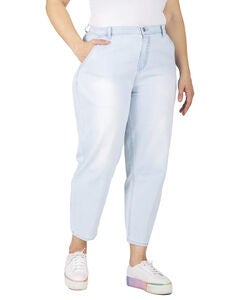 Harlow Plus Size High Rise Easy Fit Cropped Jeans