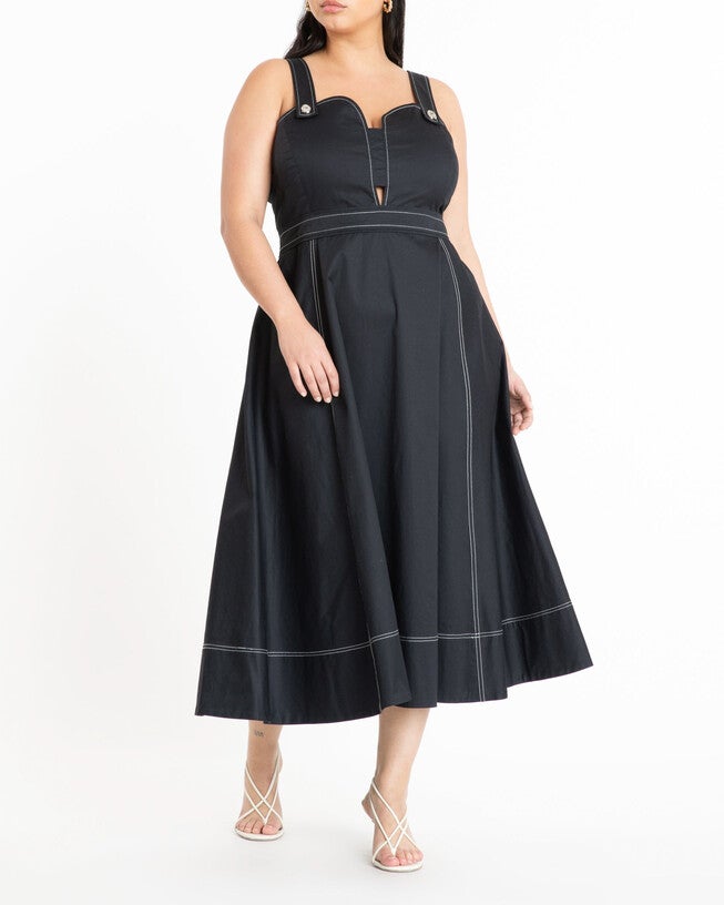 Everleigh Dress, BLACK / Black, hi-res image number 0
