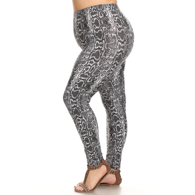 Printed Animal Leggings, , alternate image number 6