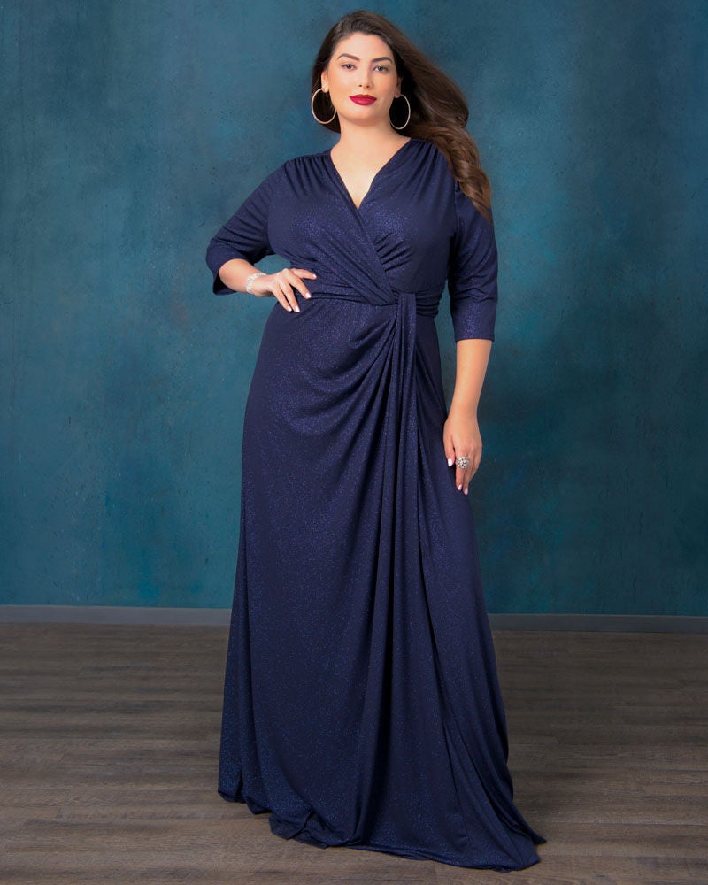 Romanced by Moonlight Gown, EVENING STAR / Navy, hi-res image number 0