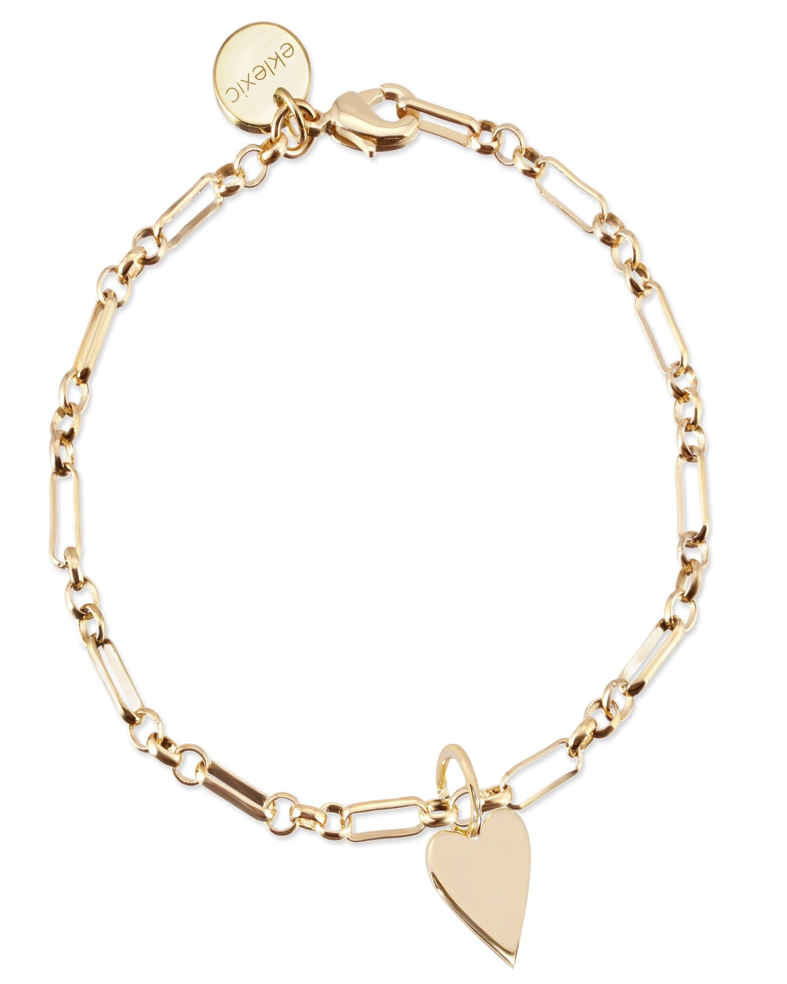 Small Helena & Small Multi Link Chain Bracelet 7.5 inches Gold, Gold / Gold, hi-res image number 0