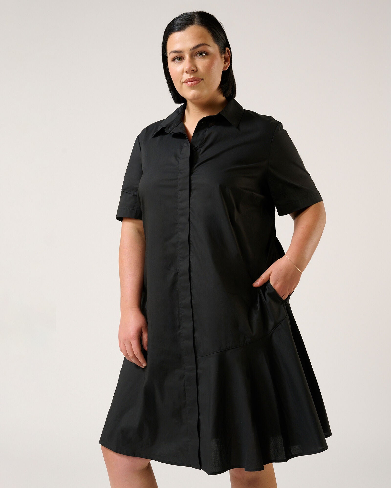 Obsidian Dress, Black / Black, alternate image number 2