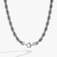 Large Rope Chain Toggle Necklace