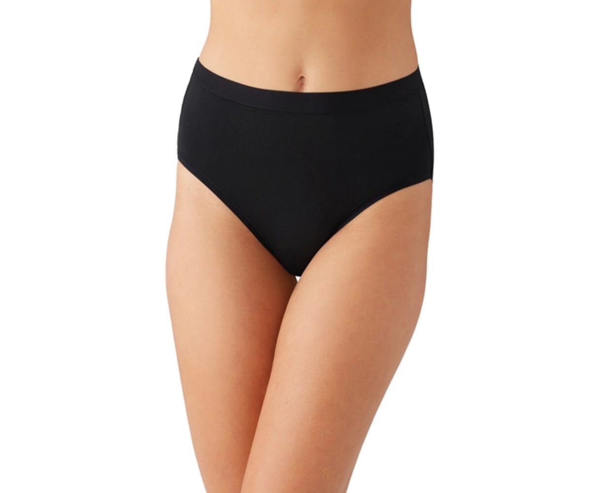 Understated Cotton Brief, Black / Black, hi-res image number 0