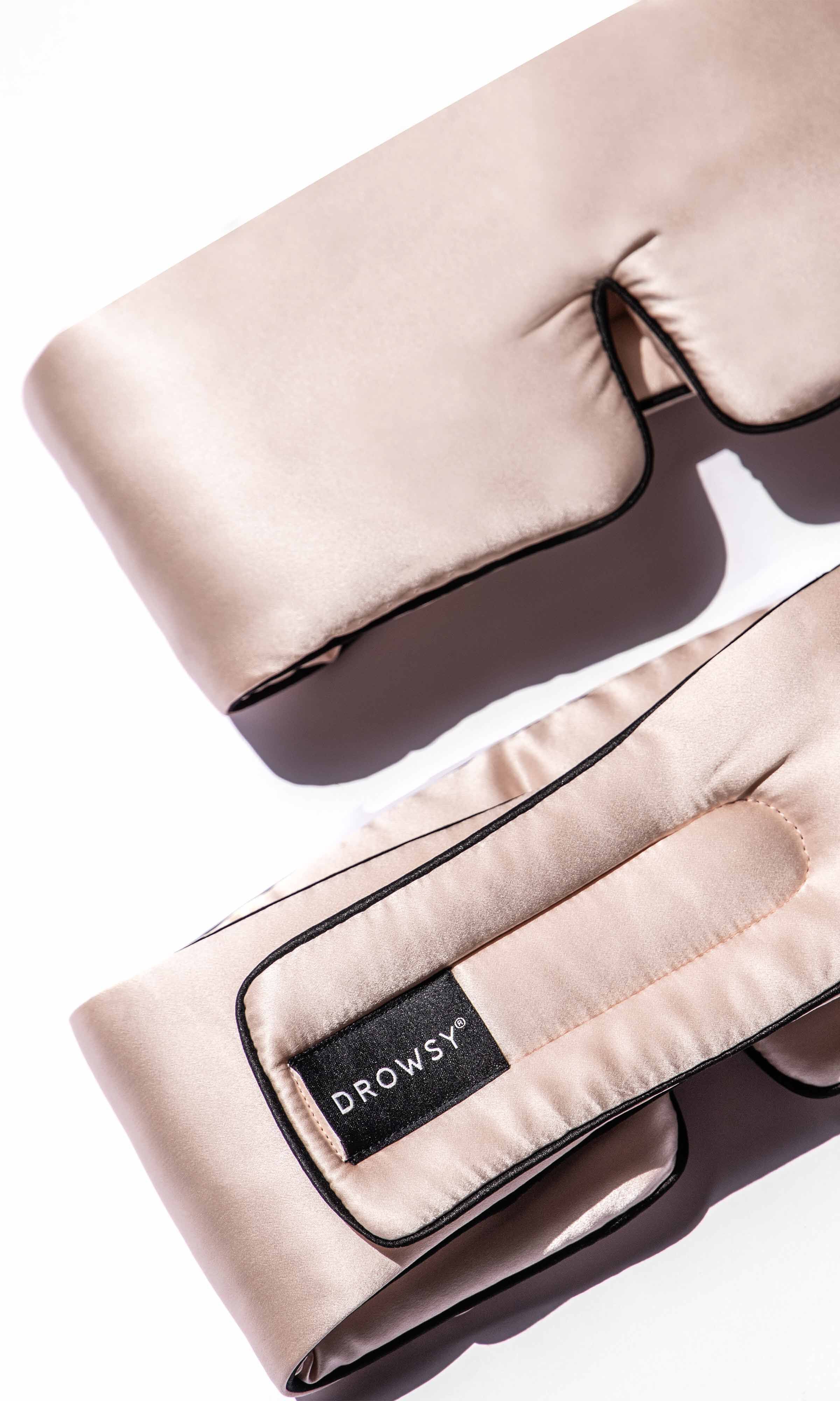 Pipe Dreams Silk Sleep Mask, Sunset Pink / Pink, alternate image number 3