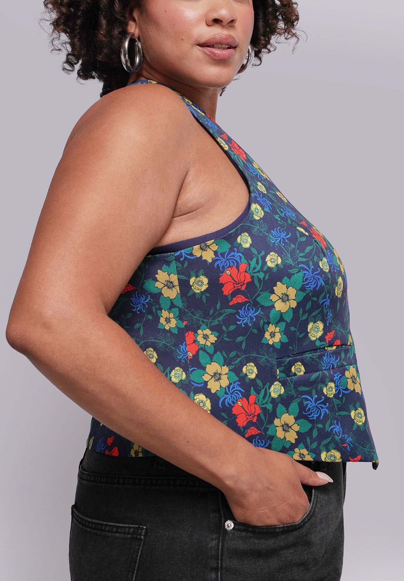 The Empower Vest, WILDFLOWER CHILI / Red, alternate image number 1