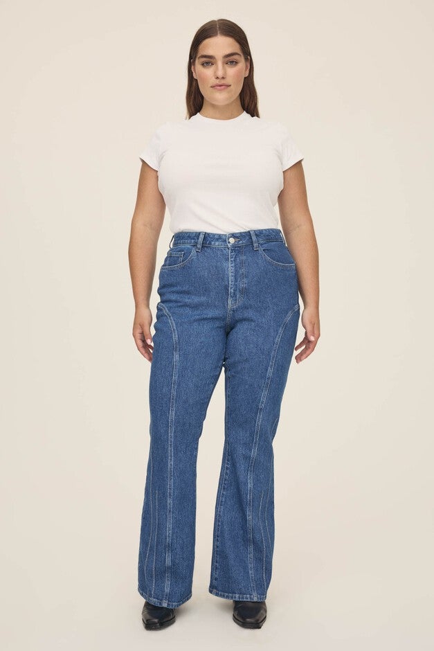 MIA PLUS - FLARE JEANS | PACIFIC, PACIFIC / Dark Wash, alternate image number 3